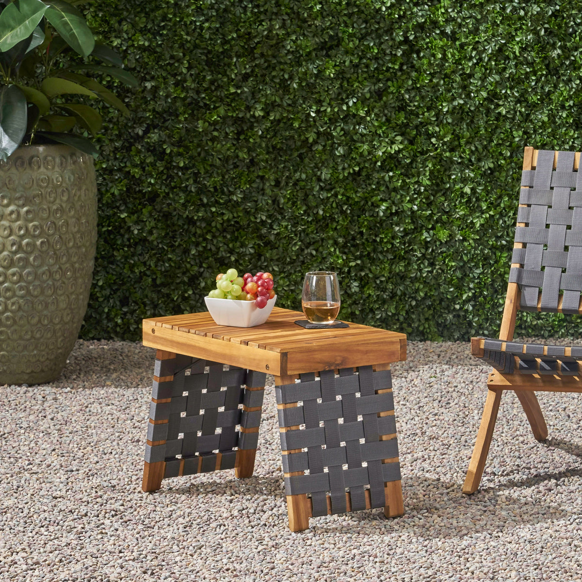 FOLDABLE SIDE TABLE