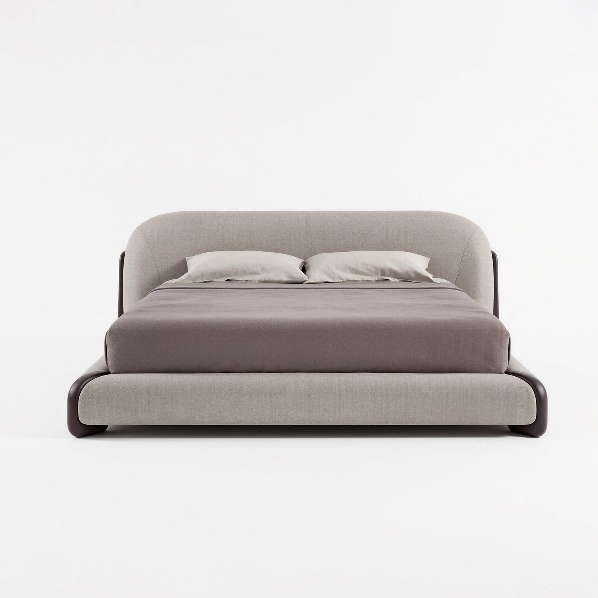 Wrapped Curved Upholstered Bed MJ-C04