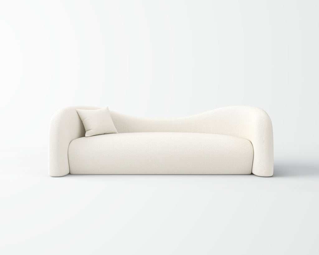 Minimalist Curved Sofa for Apartment Lounge QY-S1343