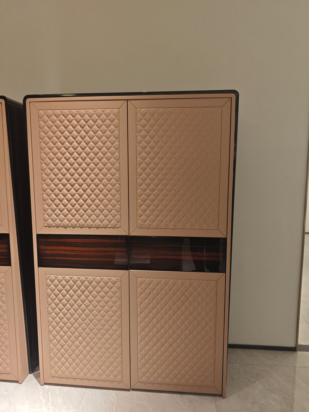Luxury Quilted Panel Bookcase Set