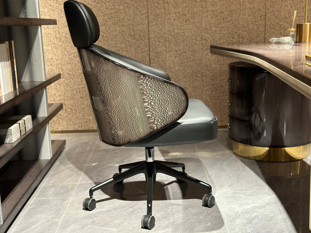 Luxury Leather Office Swivel Chair