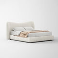 Plush Curved Upholstered Bed MJ-C28