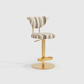 Modern Striped Fabric Bar Stool BS-270