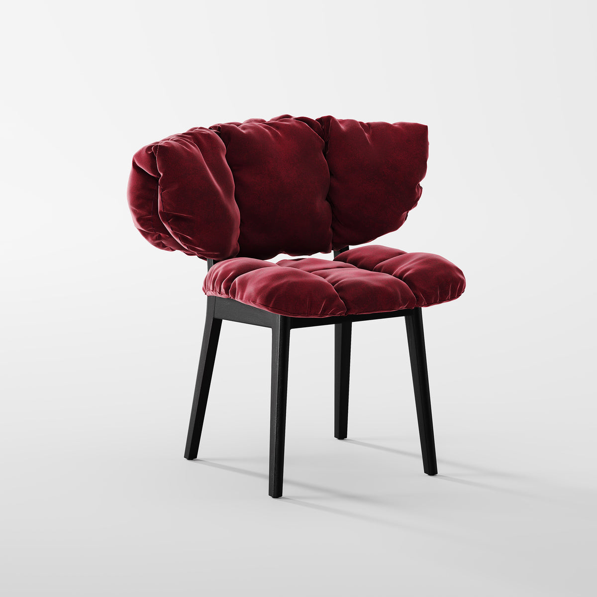 Luxury Velvet Accent Dining Chair for High-end Residence DC-1005