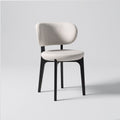 Minimalist Curved Back Fabric Dining Chair for Home Dining Room MJ-CY55