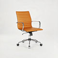 Vintage Leather Swivel Office Chair for Commercial Office LS-3011
