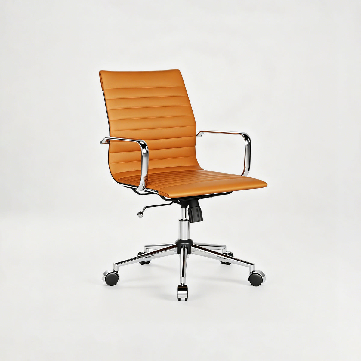 Vintage Leather Swivel Office Chair for Commercial Office LS-3011