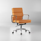 Mid-century Leather Executive Office Chair for Study Room LS-1021