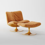 Vintage Swivel Lounge Chair with Matching Ottoman LC-1014