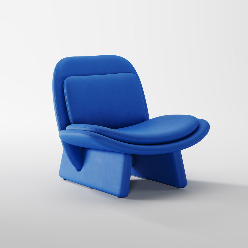 Integrated Curved Mold Leisure Chair for Hotel Villa LC-1011