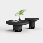 Black Combination Nesting Coffee Table Set A015