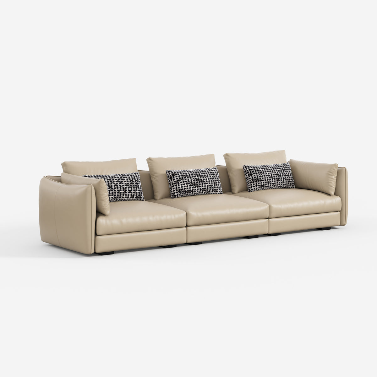Modern Minimalist Upholstered Sectional Sofa, High‑end Living Room Fabric Sofa For Home Furniture 903#