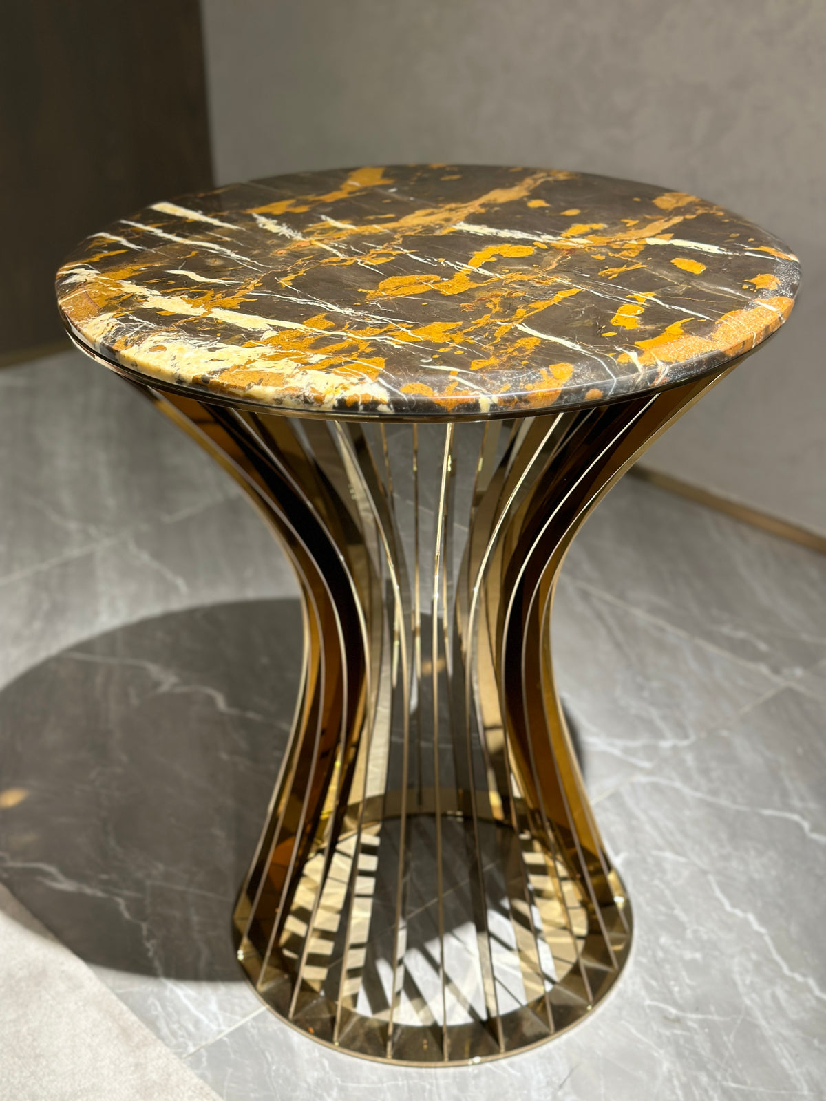 Art Deco Marble - Top Side Table