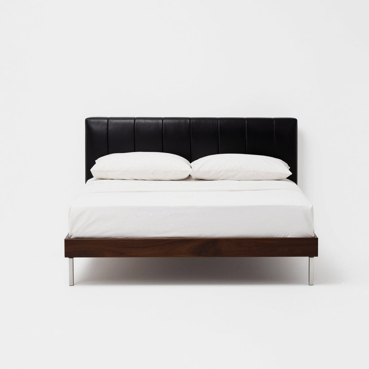 Minimal Straight Panel Leather Bed MJ-C10