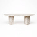 Minimalist Solid Stone Dining Table for Luxury Interior Space MJ-CZ11