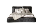 Luxury Leather Mattress with Fringe Detailing