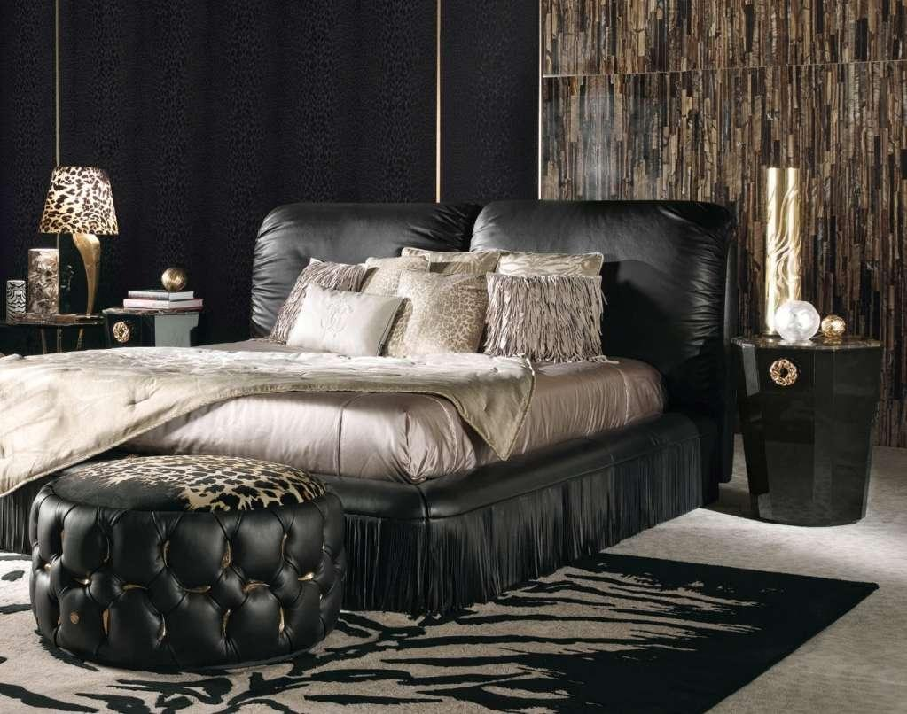 Luxury Leather Mattress with Fringe Detailing