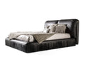 Luxury Leather Mattress with Fringe Detailing