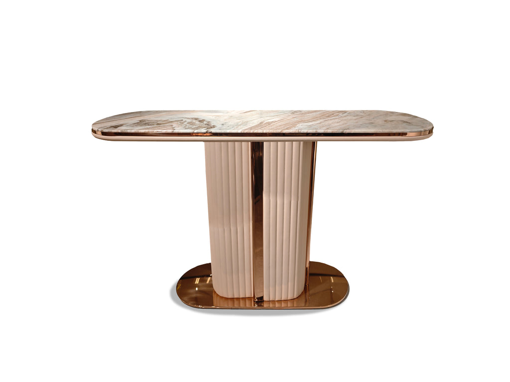 Luxury Marble-Top Console Table