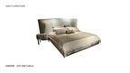Luxury Upholstered Mattress with Decorative Lacing