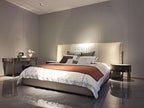Luxury Upholstered Mattress with Decorative Lacing