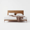Natural Solid Wood Simple Bed Frame MJ-C18