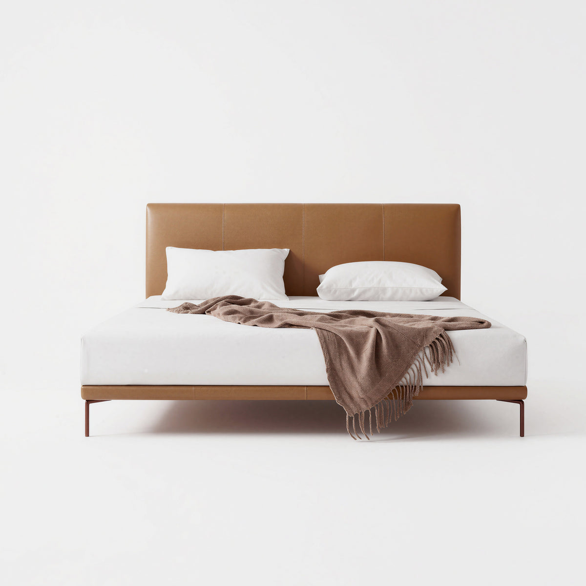 Natural Solid Wood Simple Bed Frame MJ-C18