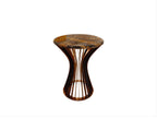 Art Deco Marble-Top Side Table