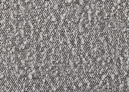 Gray Boucle Queen Bed