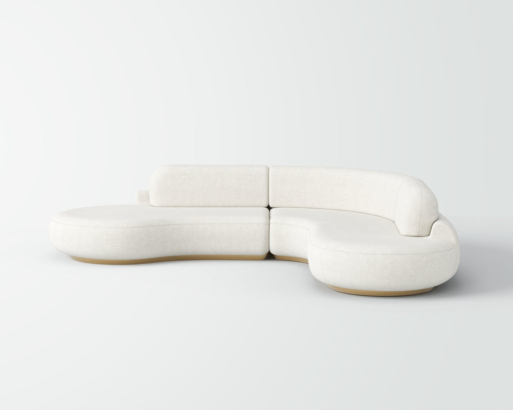 Soft Upholstered Arc Sofa for Living Space QY-S1323