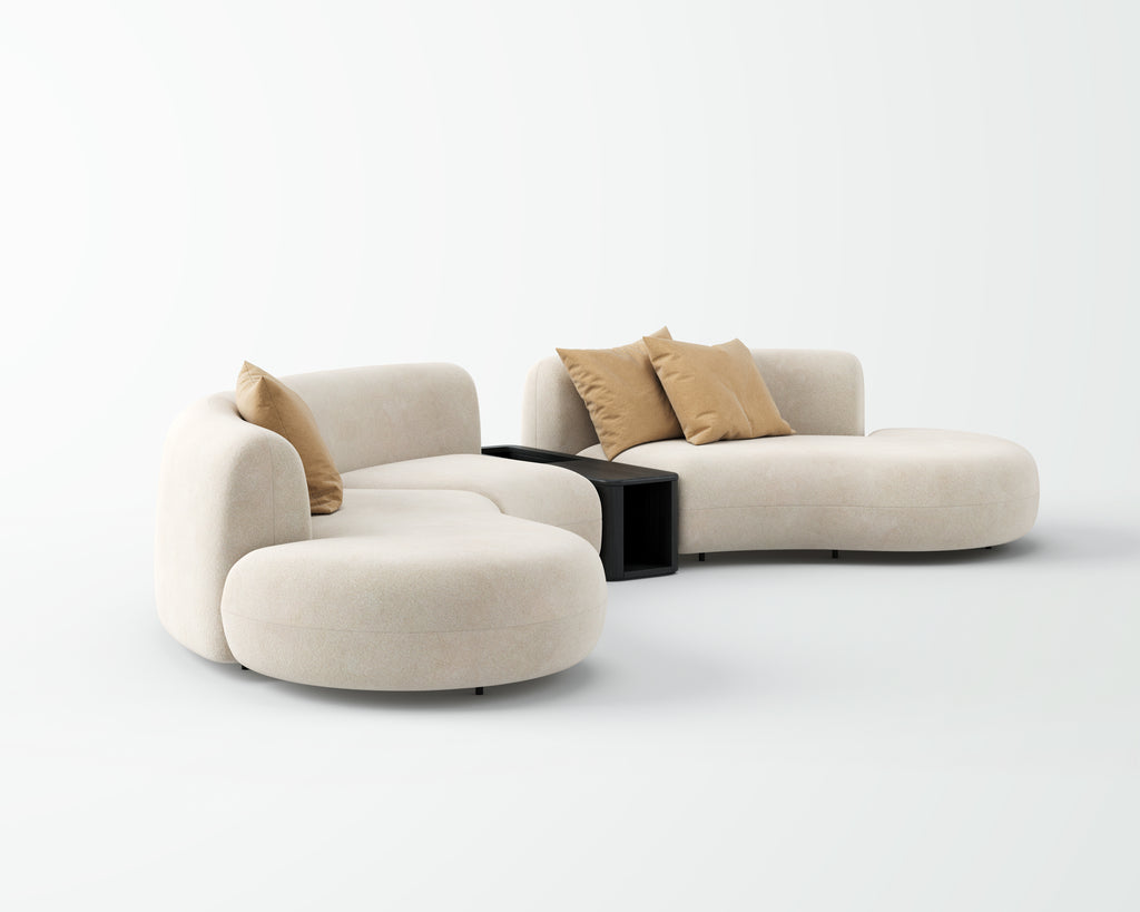 Custom Curved Modular Sofa for High-end Residence QY-S1619