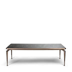 Luxury Patterned MarbleTable with Bronze Frame