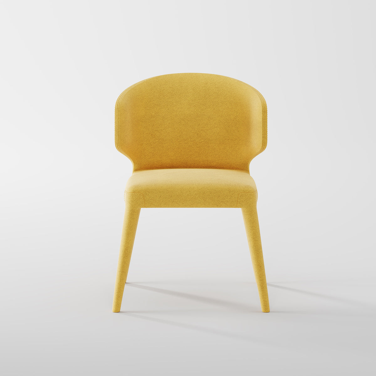 Bright Solid Color Molded Dining Chair for Hotel Restaurant DC-1006