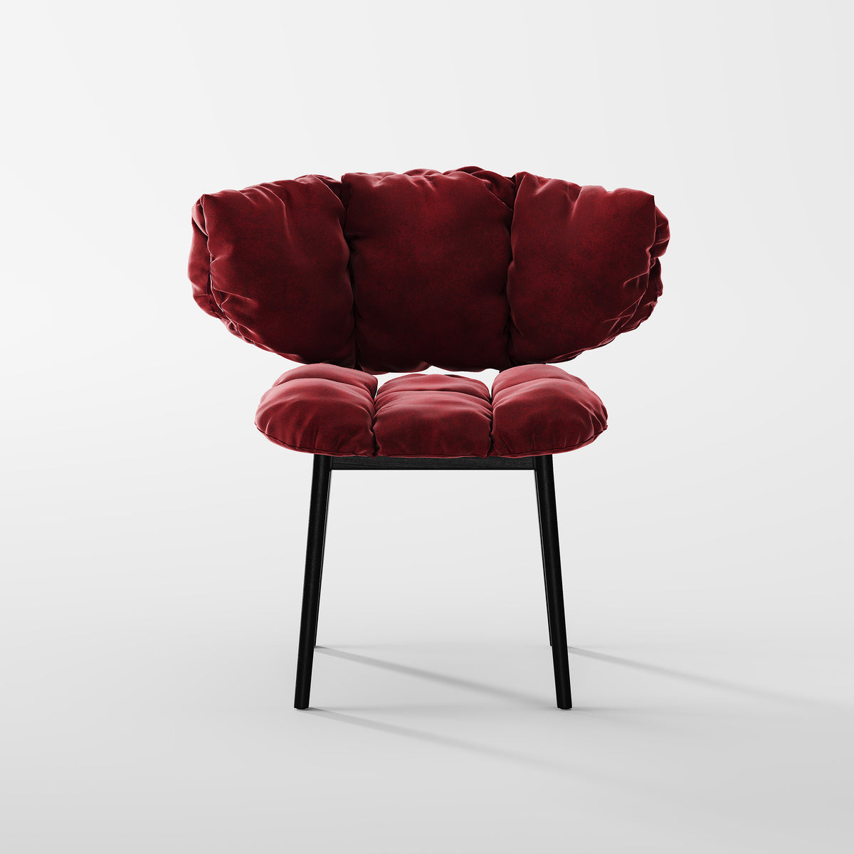 Luxury Velvet Accent Dining Chair for High-end Residence DC-1005