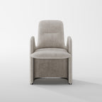 Architectural Wrapped Fabric Dining Chair for Interior Project DC-1004