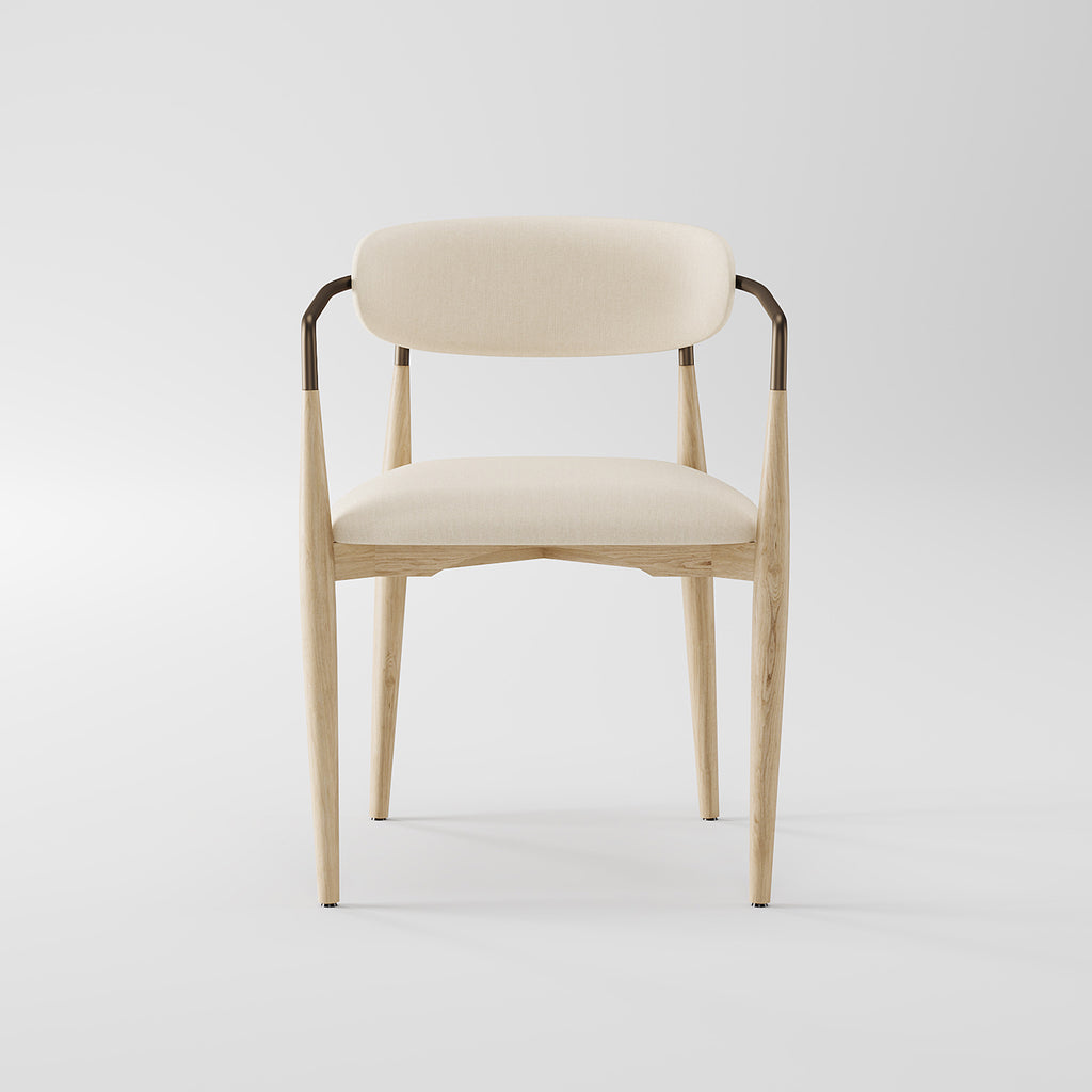 Light Solid Wood Frame Dining Chair DC-1002