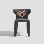 Art Printed Unique Shaped Dining Chair MJ-CY35