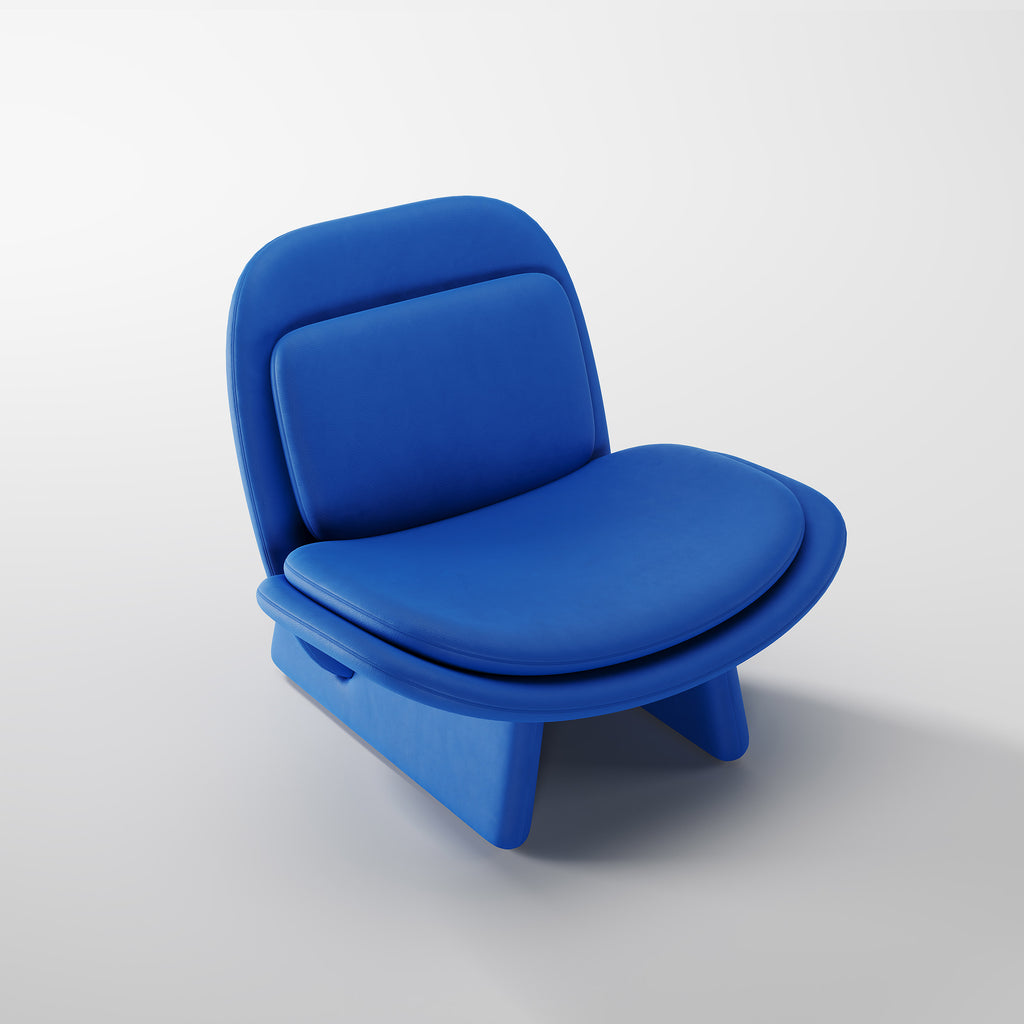 Integrated Curved Mold Leisure Chair for Hotel Villa LC-1011