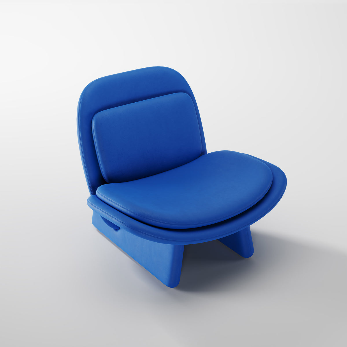 Integrated Curved Mold Leisure Chair for Hotel Villa LC-1011