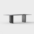 Minimalist Metal Rectangular Dining Table for Residential Dining Room DT-2007