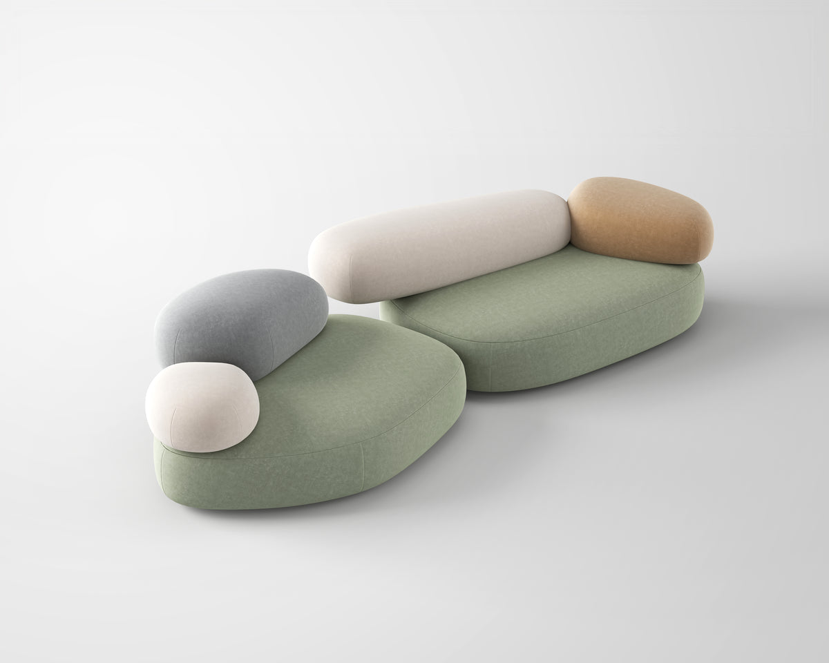 Color Block Leisure Sofa for Apartment Lounge SF-1020