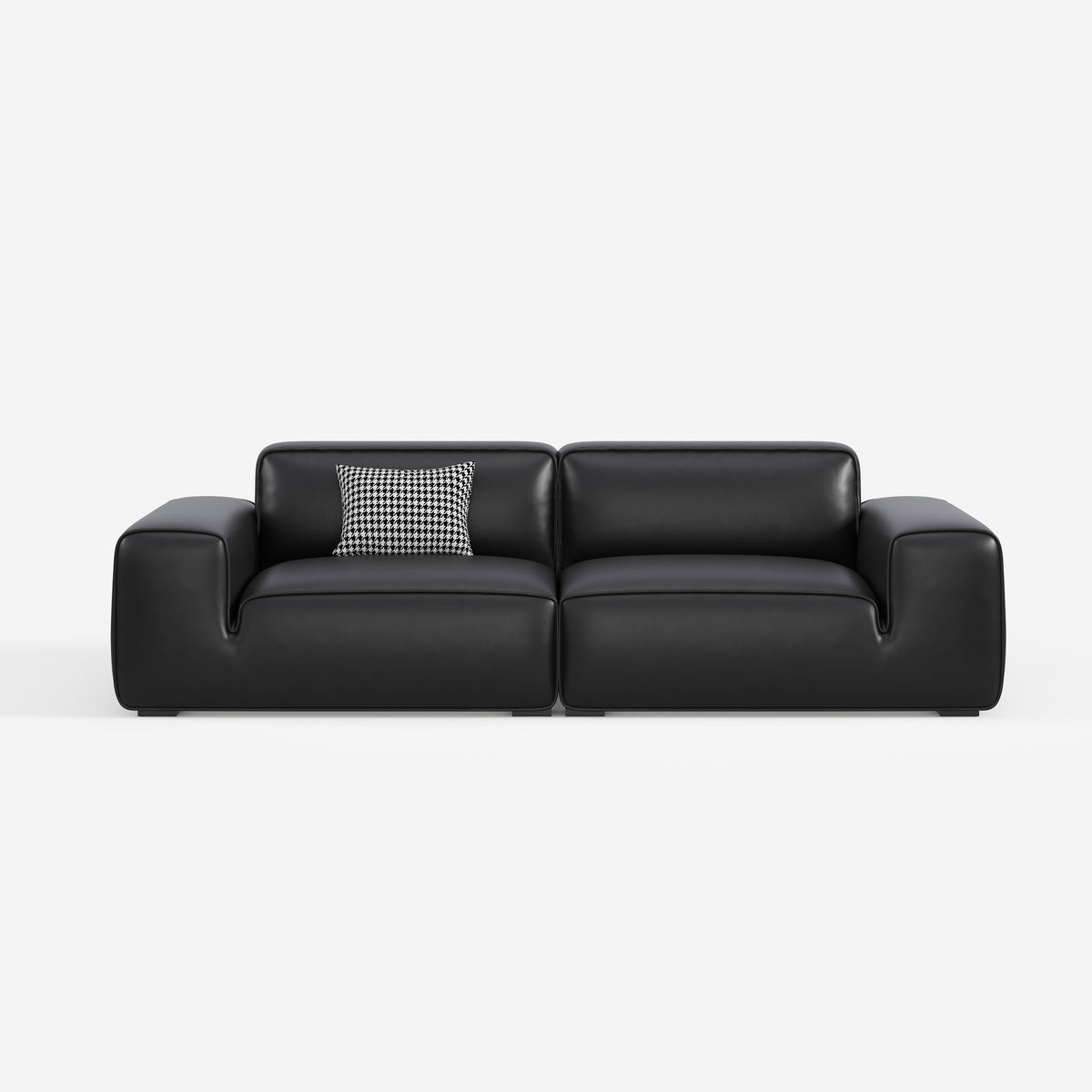 Italian Luxury Genuine Leather Sectional Sofa, High‑end Living Room Couch For Home  635#