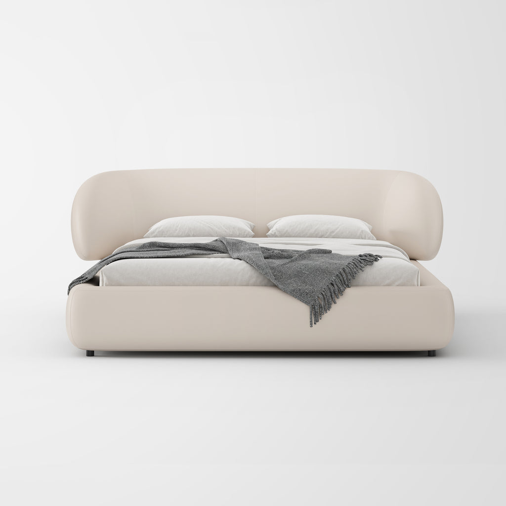 Rounded Curved Minimal Fabric Bed MJ-C16