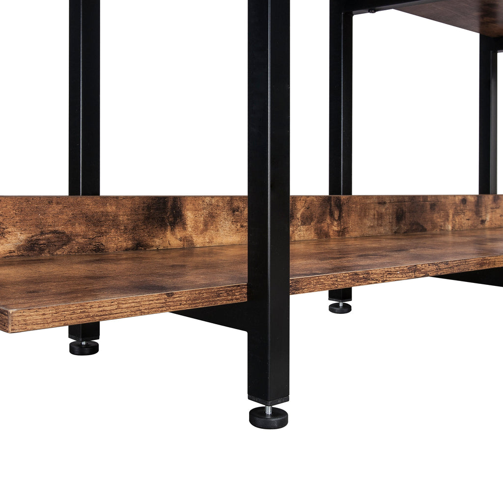 5 Tier Bookcase Home Office Open Bookshelf