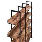 5 Tier Bookcase Home Office Open Bookshelf