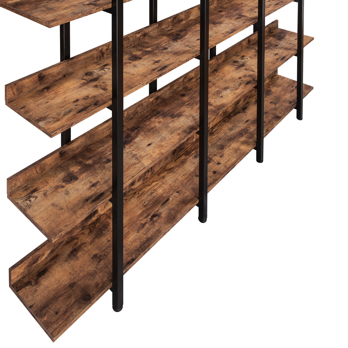 5 Tier Bookcase Home Office Open Bookshelf