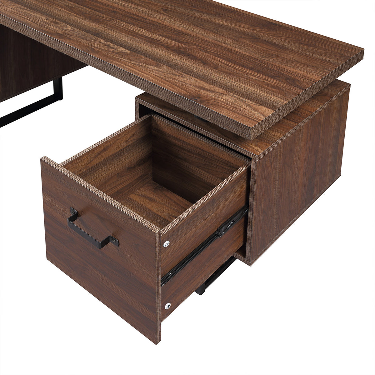 59 inch Writing Study Table with Drawers