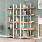 5 Tier Bookcase Home Office Open Bookshelf
