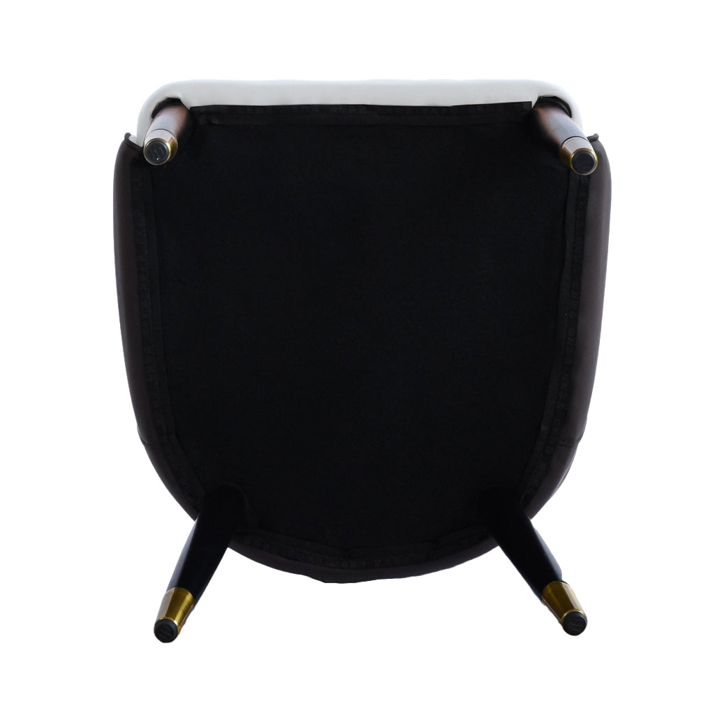 Modern PU Sponge-filled Dining Chair(Set of 2)