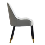 Modern PU Sponge-filled Dining Chair(Set of 2)